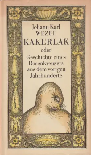 Buch: Kakerlak, Wezel, Johann Karl, 1984, Verlag Rütten & Loening, sehr gut