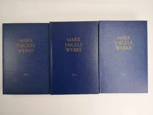 Buch: Werke. Band 26.1-26.3, Karl Marx & Friedrich Engels, Dietz, 3 Bände