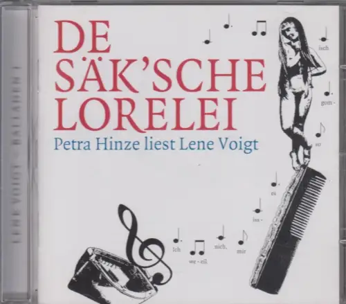 CD: Lene Voigt - De Säksche Lorelei. Balladen I. Gelesen von Petra Hinze