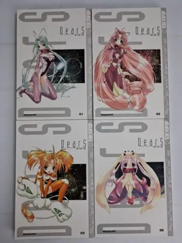 Manga: DearS 1-3+6, Peach-Pit, Tokyopop, 4 Bände, Shibuko Ebara, Banri Sendo