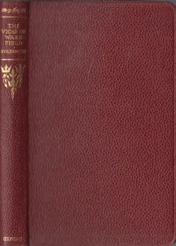 Buch: The Vicar of Wakefield, Oliver Goldsmith, Oxford University Press, London