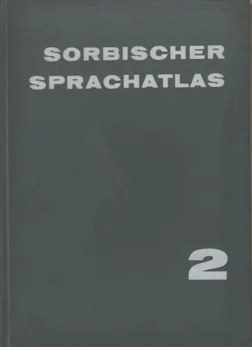 Buch: Sorbischer Sprachatlas 2, Faßke, H. u.a. 1968, Domowina, gebraucht, gut