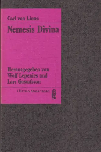 Buch: Carl von Linne - Nemesis Divina, Lepenies, Wolf, 1983, Ullstein