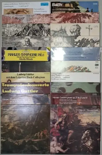 20 verschiedene Klassik Schallplatten 12" LP, Vinyl, Händel, Güttler, Schütz ...