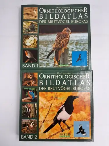 Buch: Ornithologischer Bildatlas der Brutvögel Europas 1+2, Manfred Pforr, Natur