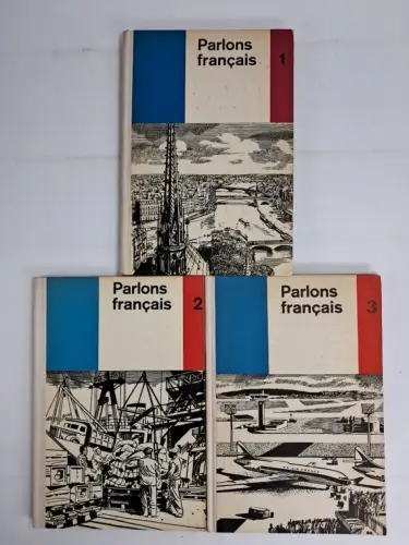 Buch: Parlons francais 1-3, Lehrbuch für die erweiterte Oberschule, 3 Bände