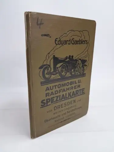 Karte: Automobil und Radfahrer Spezialkarte von Dresen und weitere Umgebung