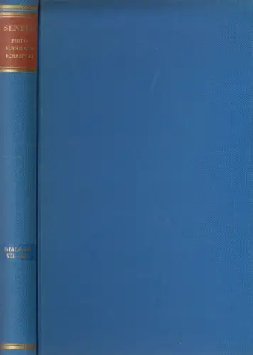 Buch: Seneca - Philosophische Schriften 2. Band: Dialoge VII-XII, 1983, WBG