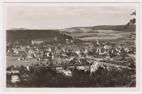 AK Münsingen, Verlag J. Schäfer, 1953, Postkarte, Fotokarte, ungelaufen