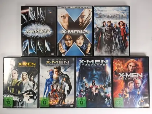 7 DVDs X-Men: Widerstand, Zukunft, Entscheidung, Apocalypse, Dark Phoenix ...