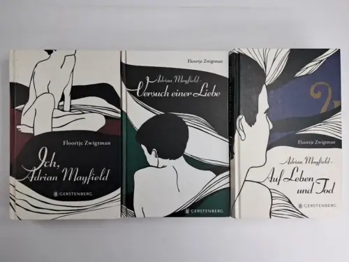 Buch: Adrian Mayfield-Trilogie, Floortje Zwigtman, Gerstenberg, 3 Bände