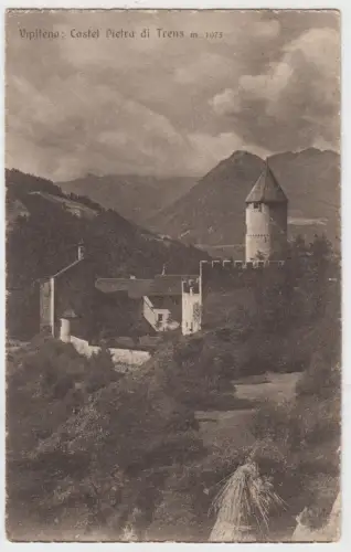 AK Vipiteno Castel Pietra di Trens m. 1073, 1930, Verlag Loz. Fränzel, Postkarte