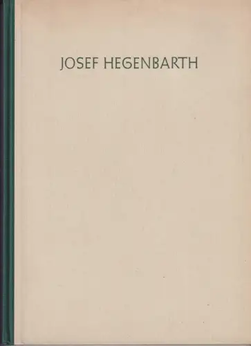 Buch: Josef Hegenbarth, Illustrationen und Szenen aus dem Leben, 1955, Henschel