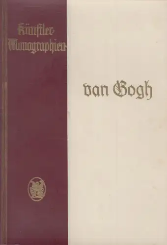 Buch: Vincent van Gogh, Knapp, Fritz, Künstler-Monographien 118, 1930