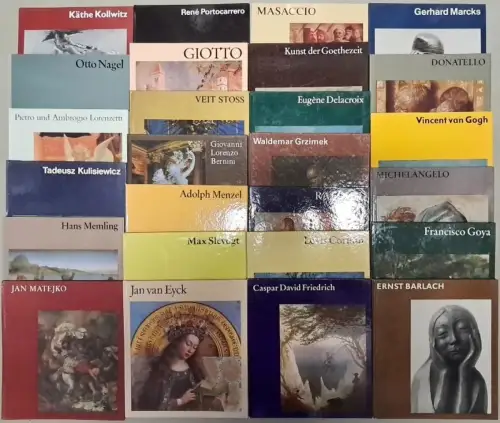 26 Bücher Welt der Kunst: Raffael, Goya, Van Eyck, Marcks, Donatello, Bernini...