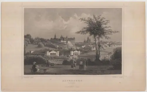 Grafik: Altenburg, Original-Ansichten der historisch..., G. Kurz, Rohbock, 1850