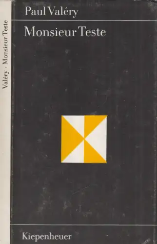 Buch: Monsieur Teste. Paul Valery, Gustav Kiepenheuer Bücherei, 1980