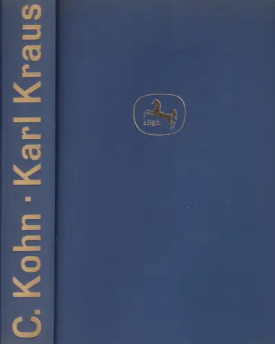 Buch: Karl Kraus, Kohn, Caroline, 1966, J. B. Metzlersche Verlagsbuchhandlung