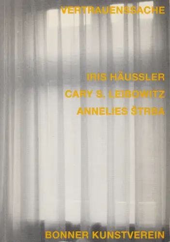 Buch: Vertrauenssache - Iris Häussler, Cary S. Leibowitz, Annelies Strba, 1997