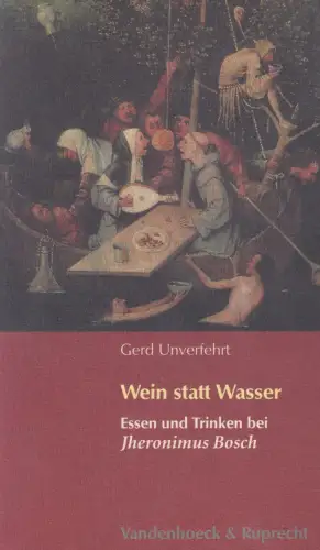 Buch: Wein statt Wasser, Unverfehrt, Gerd, 2003, Vandenhoeck & Ruprecht