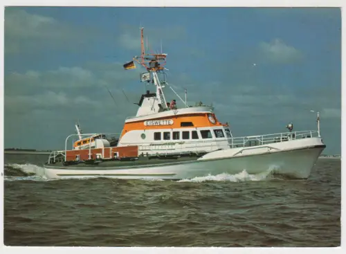 AK Seenotkreuzer mit Tochterboot der 23 m-Klasse, Eiswette, Fritz Behrens