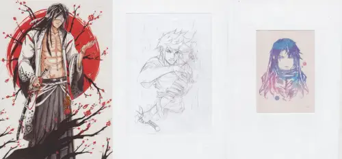 Set: Original Artwork, Kunstdruck, Postkarte, Shikishi, lux_mangaka, LuxMangaka