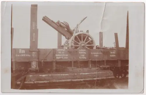 AK S. F. H. 13 mit Rohrkrepierer Rethel, September 1915, Postkarte, Fotokarte