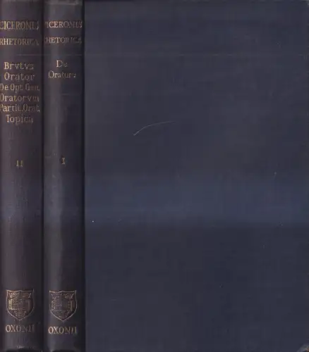 Buch: M. Tulli Ciceronis Rhetorika Tomus I+ II, Cicero, Clarendon Press, 2 Bände