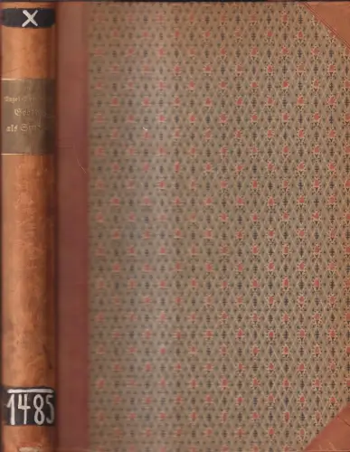 Buch: Goethe als Student, J. Vogel / E. Traumann, 1910, Klinkhardt & Biermann