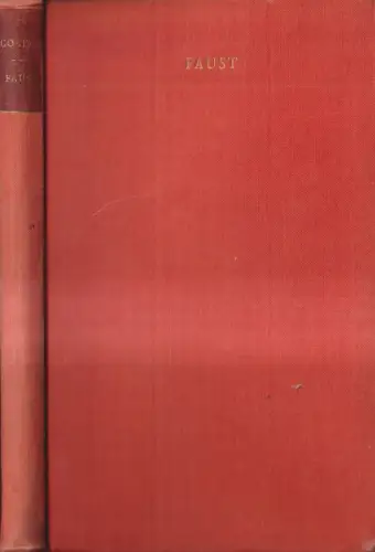 Buch: Faust, Goethe, Johann Wolfgang. Weimarer Taschenbücher, 1958, Volksverlag