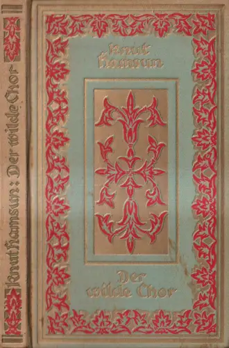 Buch: Der wilde Chor, Knut Hamsun, 1926, J. M. Spaeth, Gedichte, Lyrik