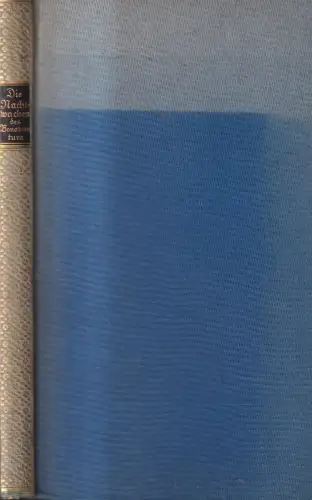 Buch: Die Nachtwachen des Bonaventura. 1919, Insel-Verlag