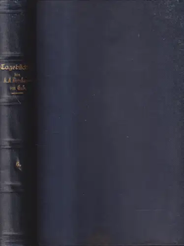 Buch: Tagebücher. 6. Band, Karl August, Varnhagen von Ense, 1862, Brockhaus