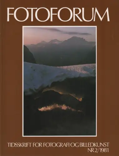 Fotoforum NR 2/1881, Tidsskrift for Fotografi og Billedkunst, gebraucht sehr gut
