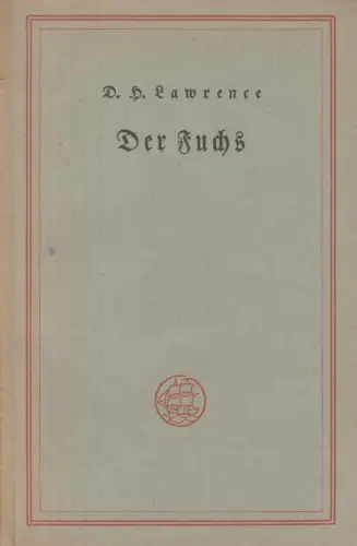 Insel-Bücherei 384, Der Fuchs, Lawrence, D.H., 1948, Insel Verlag, gebraucht gut