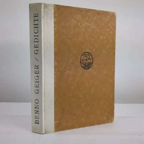 Buch: Gesammelte Gedichte, Benno Geiger, 1914, Insel Verlag, gebraucht, gut