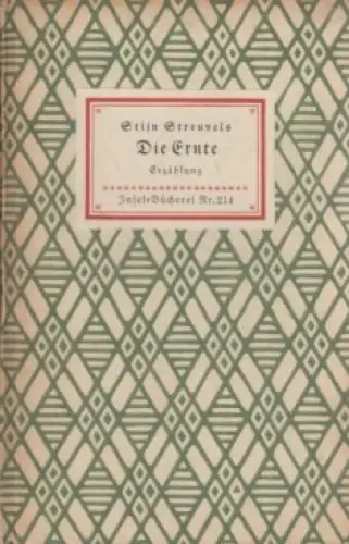 Insel-Bücherei 214, Die Ernte, Streuvels, Stijn. 1950, Insel-Verlag, Erzählung