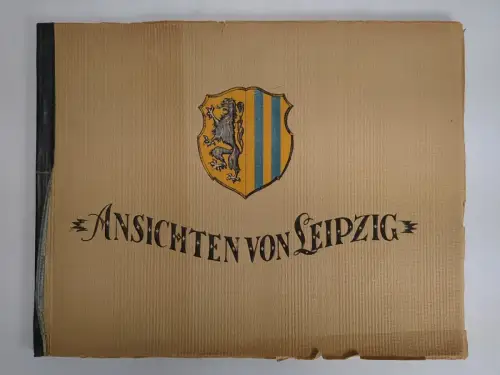 Buch: Ansichten von Leipzig, Walter Lange, Fischer & Wittig, gebraucht, gut