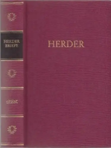 Buch: Briefe in einem Band, Herder, Johann Gottfried. 1983, Aufbau-Verlag