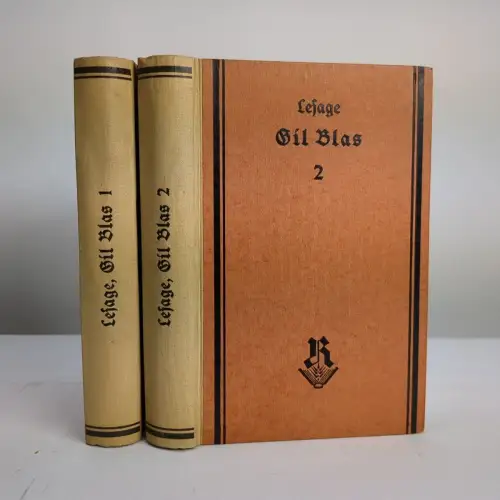 Buch: Gil Blas von Santillana, Lesage, Reclam Verlag, 2 Bände, gebraucht, gut
