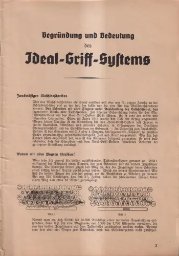 Heft: Begründung und Bedeutung des Ideal-Griff-Systems, 24 Übungen