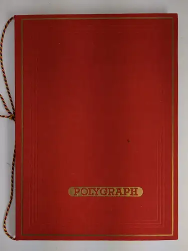 Mappe mit 7 Heften Polygraph: Multieffekt, Plamag, Zirkon, Buchbindereimaschinen