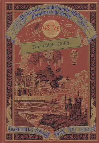 Buch: Zwei Jahre Ferien, Jules Verne, 1991, Deutscher Bücherbund 342450