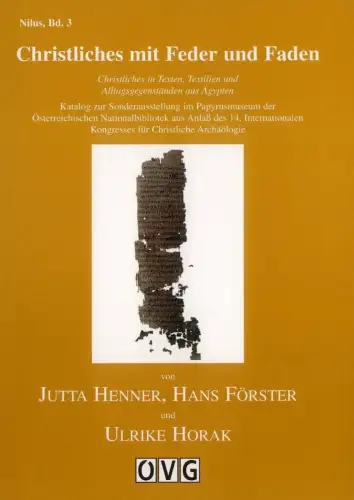 Buch: Christliches mit Feder und Faden, Henner, Jutta, 1999, ÖVG, sehr gut
