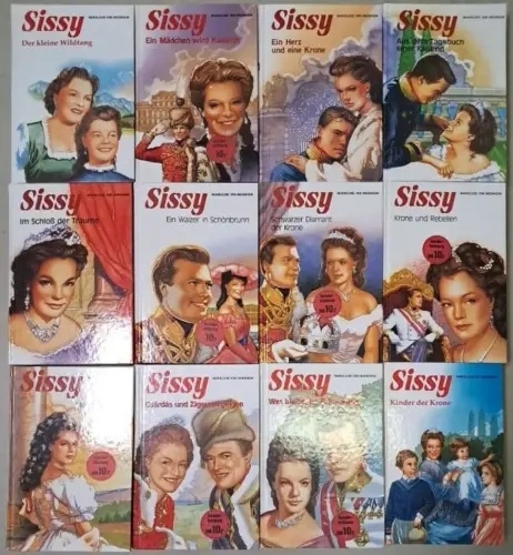 12 Bücher Sissy. Marieluise von Ingenheim, ca. 1990, Tosa Verlag, gebraucht, gut