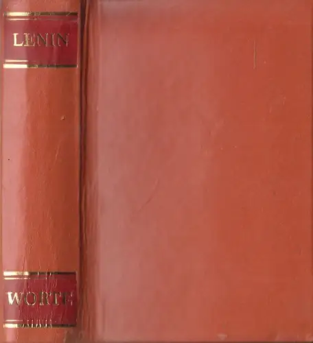 Buch: W. I. Lenin - Worte. 1987, Dietz-Verlag, gebraucht, gut, Minibuch