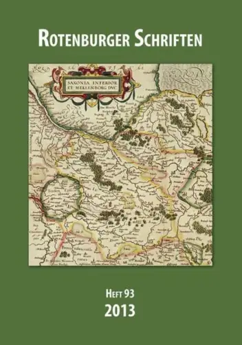 Buch: Rotenburger Schriften, Heft 93, 2013, PD-Verlag, gebraucht, sehr gut
