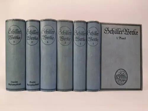 Buch: Friedrich Schiller Sämtliche Werke, 6 Bände, Reclam Verlag, gebraucht, gut