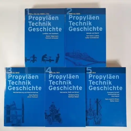 Buch: Propyläen Technik Geschichte 1-5, König, Wolfgang (Hrsg.), 1999, 5 Bände