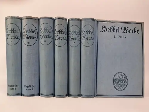 Buch: Friedrich Hebbels Sämtliche Werke, 6 Bände, Reclam Verlag, gebraucht, gut